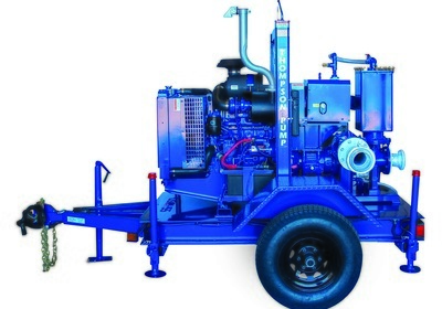 Thompson Pump – 4” Vacuum-Assisted Solids Handling Pump